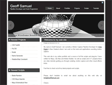 Tablet Screenshot of geoffsamuel.com